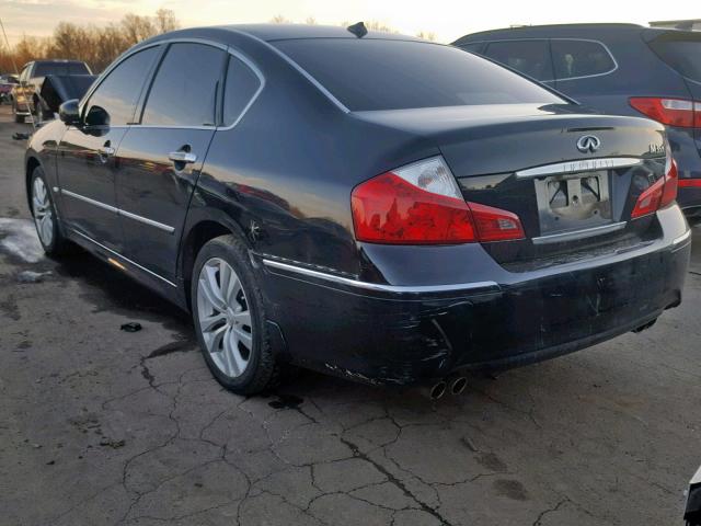 JN1CY0AR1AM961982 - 2010 INFINITI M35 BASE BLACK photo 3