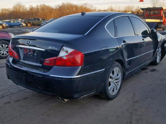 JN1CY0AR1AM961982 - 2010 INFINITI M35 BASE BLACK photo 4