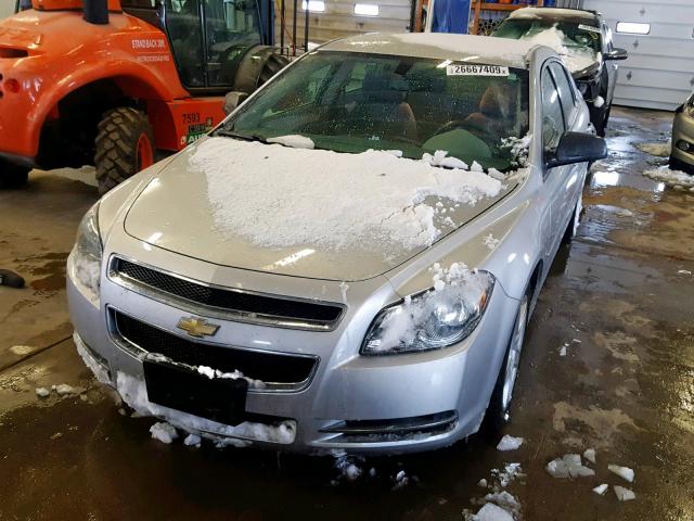 1G1ZG57B694223505 - 2009 CHEVROLET MALIBU LS Gümüş foto 2