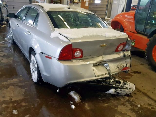 1G1ZG57B694223505 - 2009 CHEVROLET MALIBU LS Gümüş foto 3