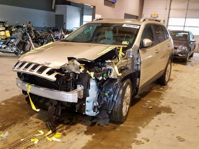 1C4PJLDB6FW629325 - 2015 JEEP CHEROKEE L GOLD photo 2