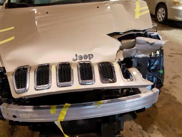 1C4PJLDB6FW629325 - 2015 JEEP CHEROKEE L GOLD photo 9