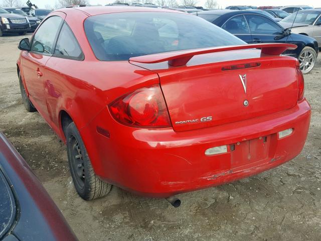 1G2AL15F677357199 - 2007 PONTIAC G5 RED photo 3