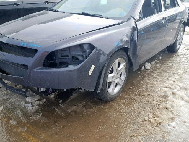 1G1ZB5E13BF144800 - 2011 CHEVROLET MALIBU LS GRAY photo 9