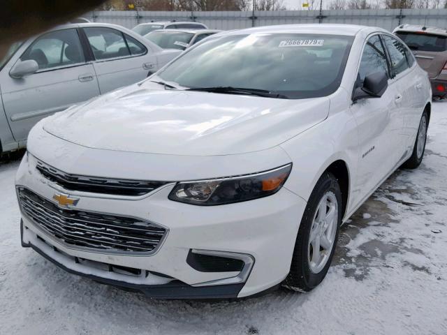 1G1ZB5ST8GF309141 - 2016 CHEVROLET MALIBU LS WHITE photo 2