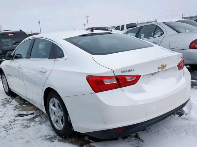1G1ZB5ST8GF309141 - 2016 CHEVROLET MALIBU LS WHITE photo 3