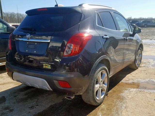 KL4CJASB3GB521866 - 2016 BUICK ENCORE CHARCOAL photo 4