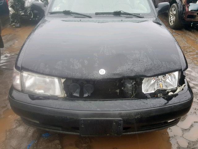 YS3DD75N3X7054972 - 1999 SAAB 9-3 S BLACK photo 7