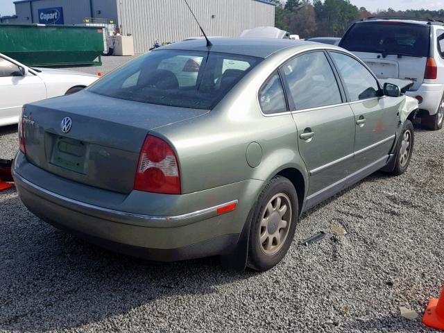 WVWMD63B73P257187 - 2003 VOLKSWAGEN PASSAT GL GREEN photo 4