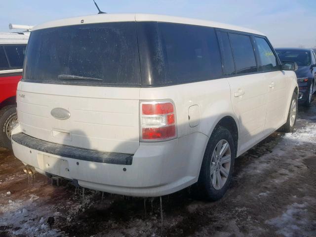 2FMGK5BC8CBD12949 - 2012 FORD FLEX SE WHITE photo 4