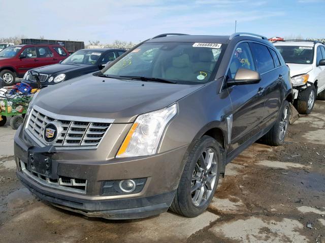 3GYFNDE34GS530443 - 2016 CADILLAC SRX PREMIU BROWN photo 2