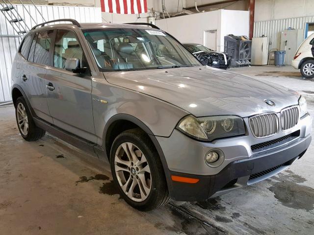 WBXPC93497WJ00780 - 2007 BMW X3 3.0SI SILVER photo 1