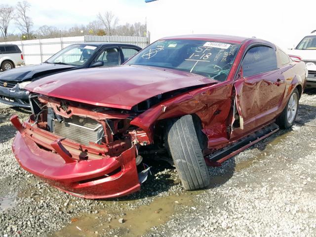 1ZVFT82H475338370 - 2007 FORD MUSTANG GT RED photo 2