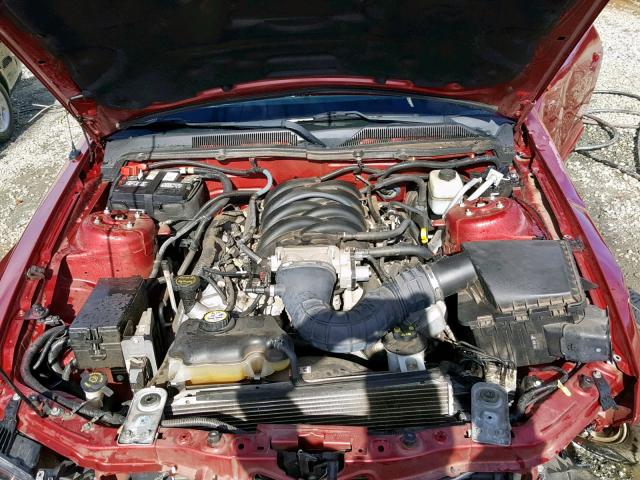 1ZVFT82H475338370 - 2007 FORD MUSTANG GT RED photo 7
