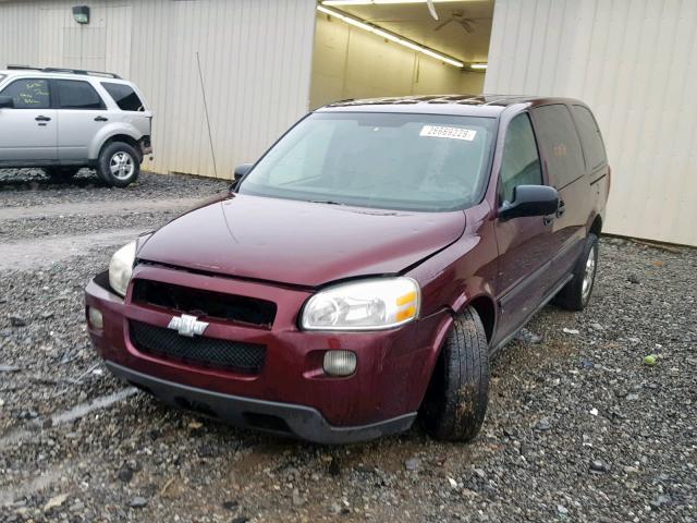 1GNDV23128D159438 - 2008 CHEVROLET UPLANDER L 勃艮第红 照片 2
