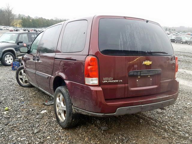 1GNDV23128D159438 - 2008 CHEVROLET UPLANDER L 勃艮第红 照片 3
