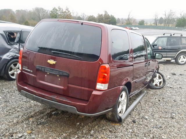 1GNDV23128D159438 - 2008 CHEVROLET UPLANDER L 勃艮第红 照片 4