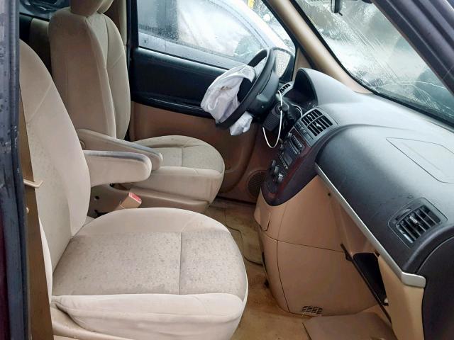 1GNDV23128D159438 - 2008 CHEVROLET UPLANDER L 勃艮第红 照片 5