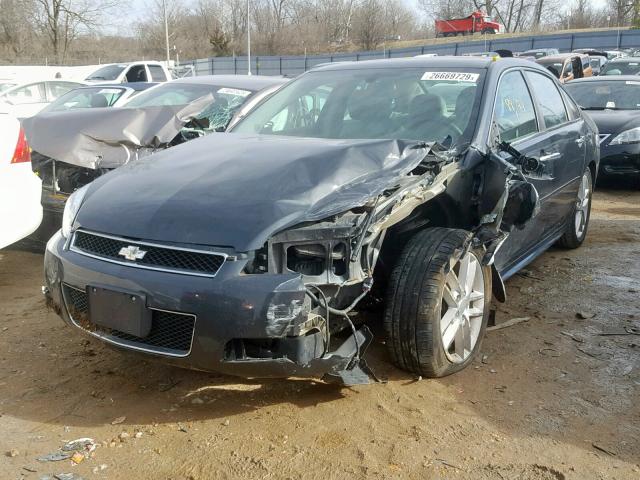 2G1WC5E33F1150885 - 2015 CHEVROLET IMPALA LIM GRAY photo 2