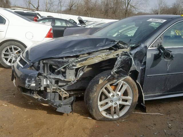 2G1WC5E33F1150885 - 2015 CHEVROLET IMPALA LIM GRAY photo 9