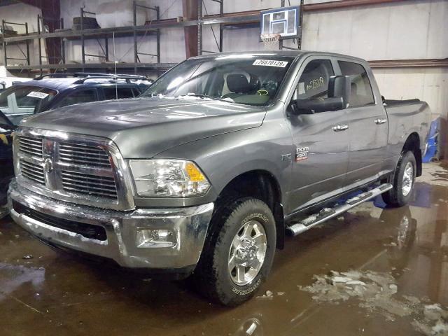 3D7TT2CTXAG123961 - 2010 DODGE RAM 2500 GRAY photo 2