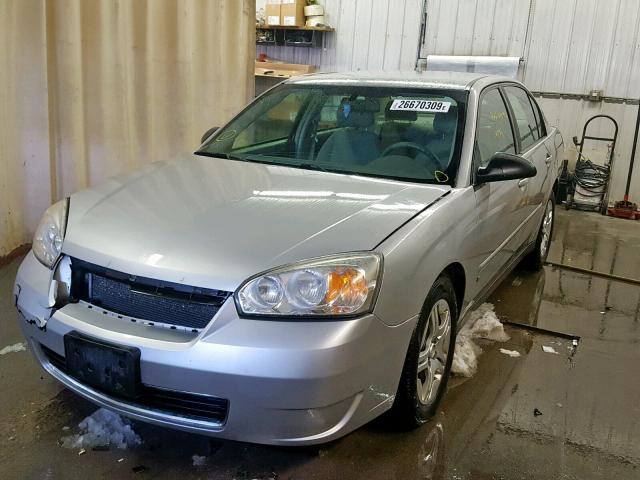 1G1ZS58N38F110461 - 2008 CHEVROLET MALIBU LS SILVER photo 2