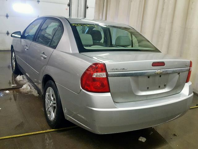 1G1ZS58N38F110461 - 2008 CHEVROLET MALIBU LS SILVER photo 3
