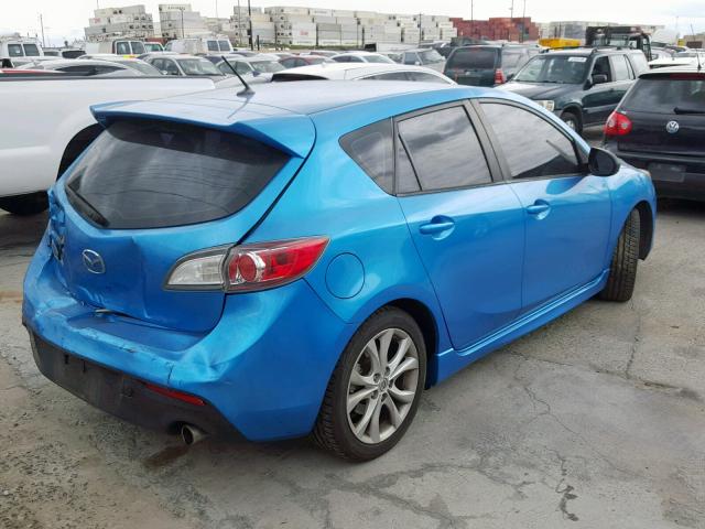 JM1BL1H61A1248199 - 2010 MAZDA 3 S BLUE photo 4