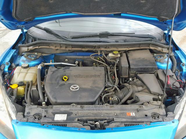 JM1BL1H61A1248199 - 2010 MAZDA 3 S BLUE photo 7