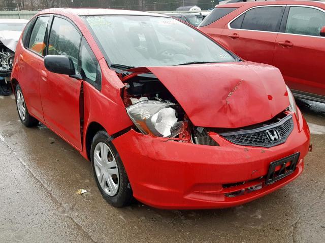 JHMGE88229S033960 - 2009 HONDA FIT RED photo 1