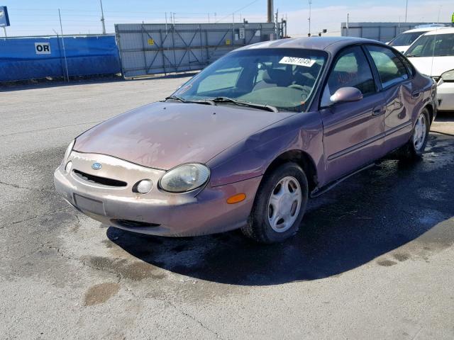 1FALP52U8TG268270 - 1996 FORD TAURUS GL PURPLE photo 2