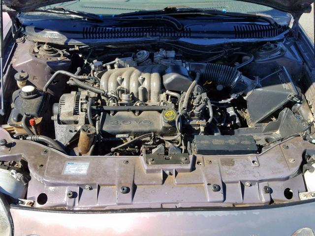 1FALP52U8TG268270 - 1996 FORD TAURUS GL PURPLE photo 7