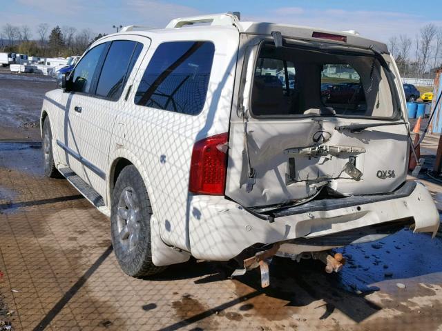 5N3AA08C56N810755 - 2006 INFINITI QX56 WHITE photo 3