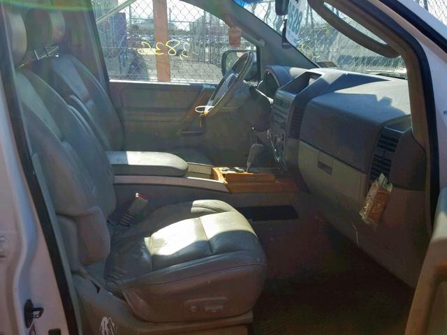 5N3AA08C56N810755 - 2006 INFINITI QX56 WHITE photo 5