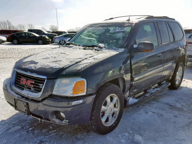 1GKDT13S242332015 - 2004 GMC ENVOY GRAY photo 2