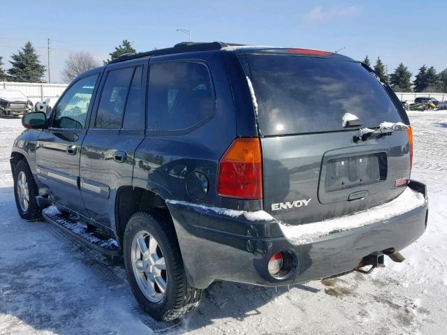 1GKDT13S242332015 - 2004 GMC ENVOY GRAY photo 3