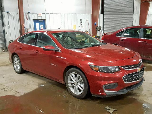 1G1ZE5ST3GF212405 - 2016 CHEVROLET MALIBU LT RED photo 1