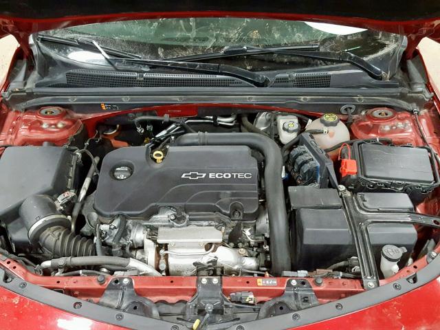 1G1ZE5ST3GF212405 - 2016 CHEVROLET MALIBU LT RED photo 7