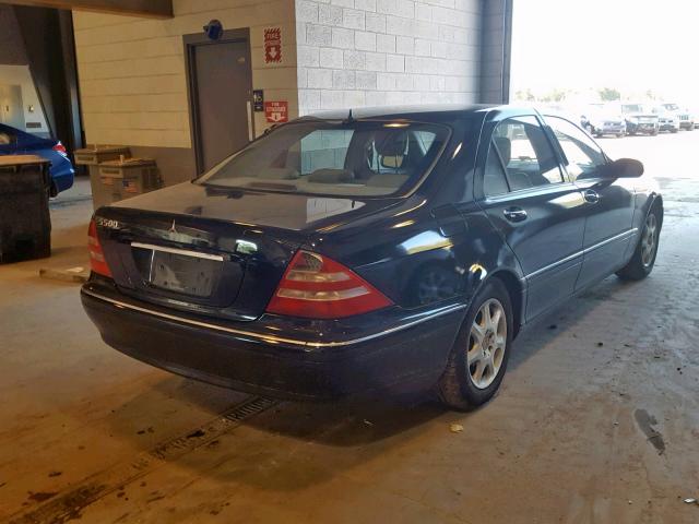 WDBNG75J62A261821 - 2002 MERCEDES-BENZ S 500 BLACK photo 4