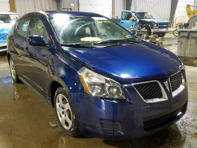 5Y2SP67829Z449661 - 2009 PONTIAC VIBE BLUE photo 1