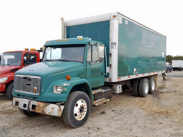 1FVHB1B861HJ62129 - 2001 FREIGHTLINER MEDIUM CON GREEN photo 2