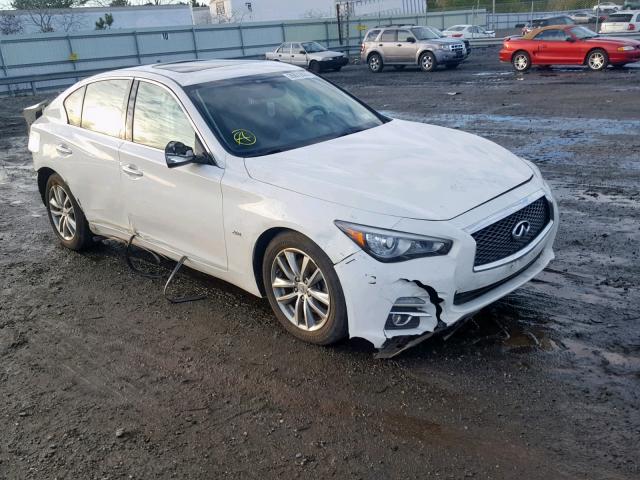 JN1CV7AR6HM681132 - 2017 INFINITI Q50 BASE WHITE photo 1