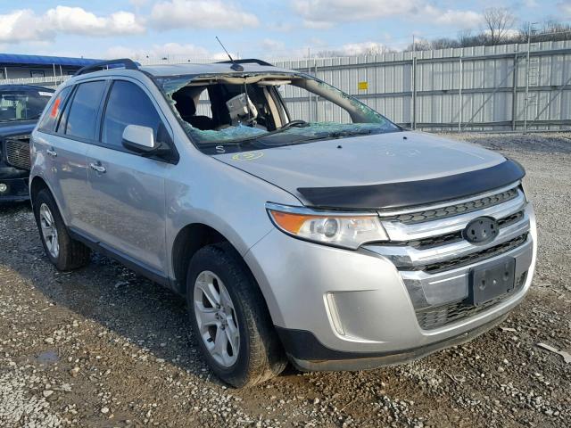 2FMDK4JC3BBA96764 - 2011 FORD EDGE SEL SILVER photo 1