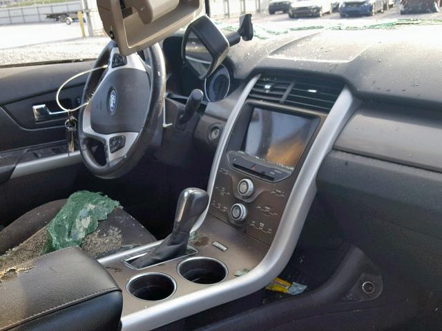 2FMDK4JC3BBA96764 - 2011 FORD EDGE SEL SILVER photo 9