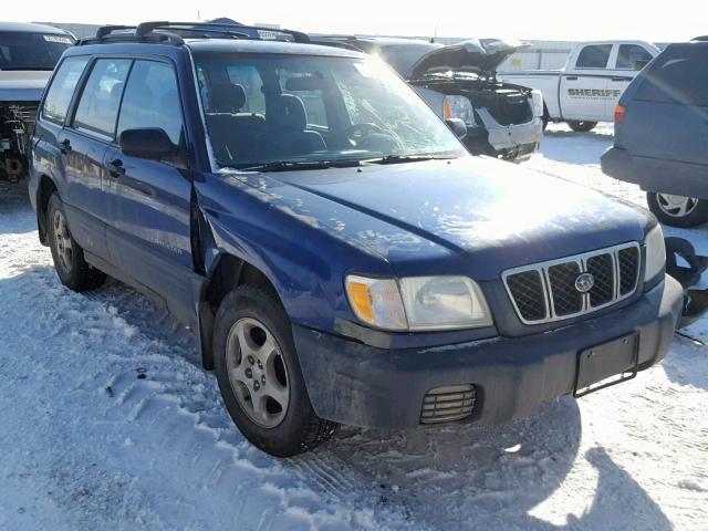 JF1SF63591G759469 - 2001 SUBARU FORESTER L BLUE photo 1