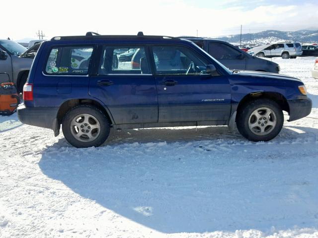 JF1SF63591G759469 - 2001 SUBARU FORESTER L BLUE photo 9