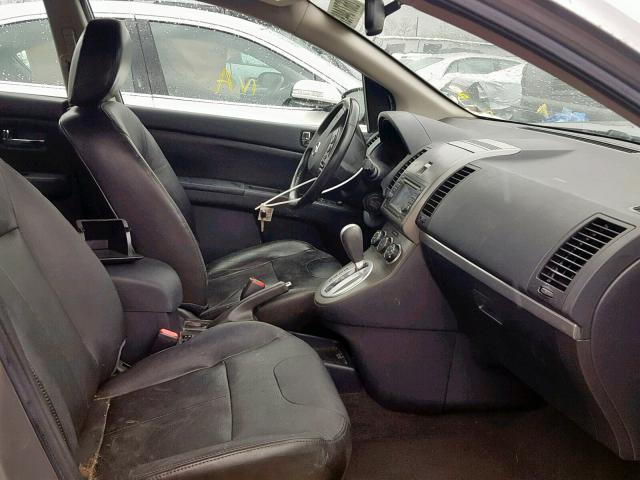 3N1AB6AP9BL703280 - 2011 NISSAN SENTRA 2.0 SILVER photo 5