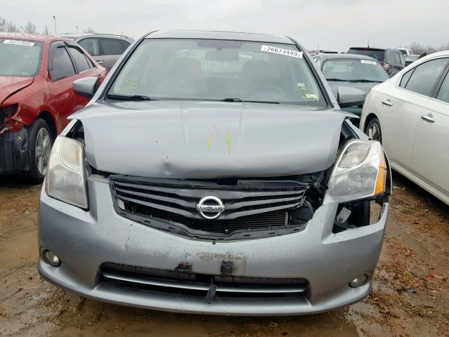 3N1AB6AP9BL703280 - 2011 NISSAN SENTRA 2.0 SILVER photo 7