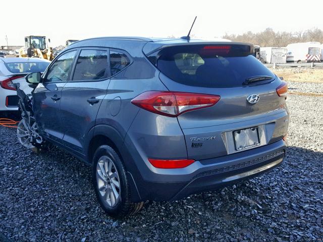 KM8J3CA44GU221520 - 2016 HYUNDAI TUCSON LIM GRAY photo 3