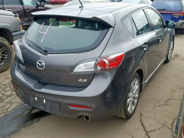 JM1BL1H64A1327933 - 2010 MAZDA 3 S GRAY photo 4